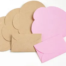 2 цвета винтажная романтическая серия крафт-бумага мини конверт DIY подарок оптом