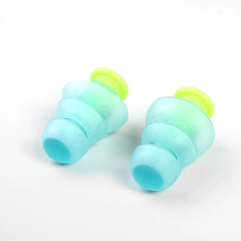 Reusable Silicone Ear plugs Noise Cancelling Hearing Protection Earplugs Waterproof for Swimming Sleeping Studying Boxed Package
