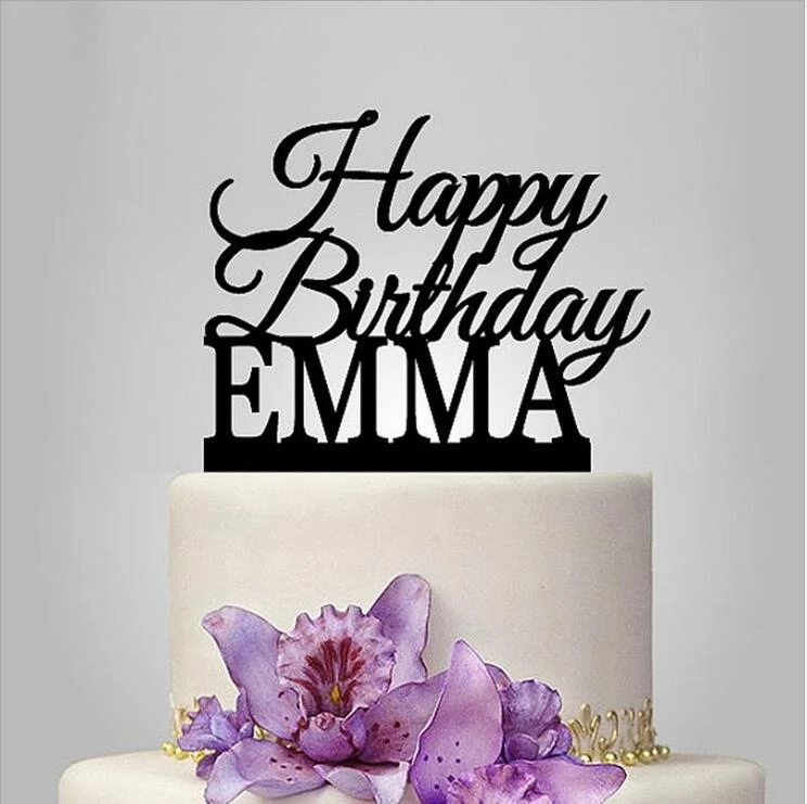 Carte Personnalisee Pour Gateau D Anniversaire Joyeux Anniversaire Nom Aliexpress Carte Personnalisee Pour Gateau D Anniversaire Joyeux Anniversaire Nom Aliexpress