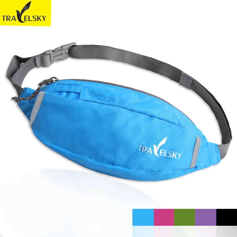 

TRAVELSKY Women Adjustable Sports Running Gym bag Belt-bags Waterproof Fabric Outdoor Essential Multifunction Backpack 16505