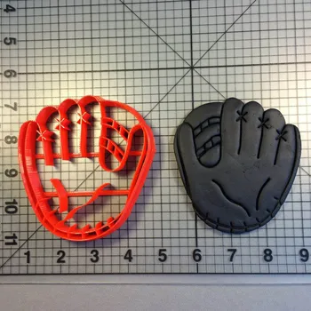 

Sport series Cookie Cutter set Custom Made 3D Printed Fondant Cake Decorating Cookie Cutter Set Baseball glove Cap Field Cutters