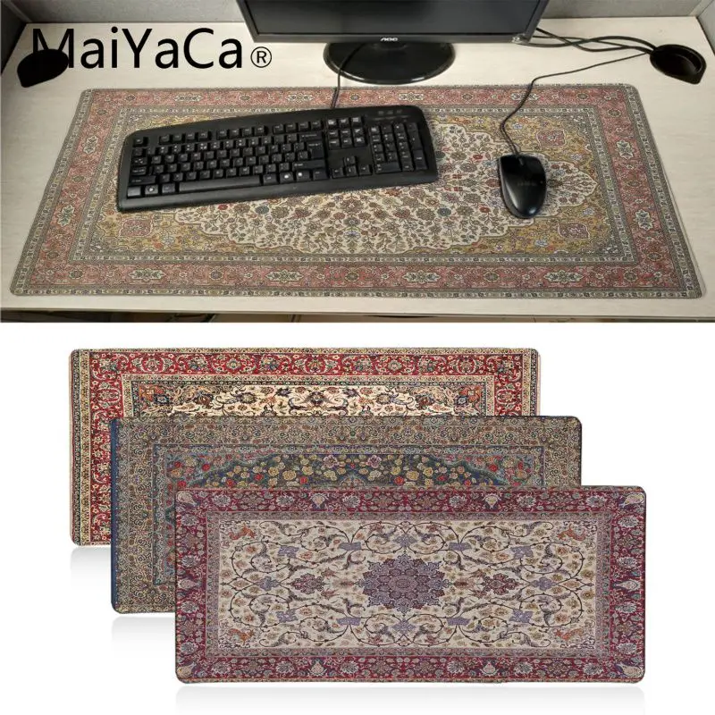 

MaiYaCa New Printed Persian Carpet Laptop Gaming Mice Mousepad Anime Cartoon Print Large Size Game Mouse Pad