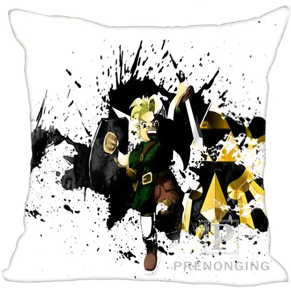 Custom Pillowcase Legend of Zelda Ocarina Square Zipper Pillow Cover Print Your Pictures(one side)180117#53 - Цвет: Pillowcases