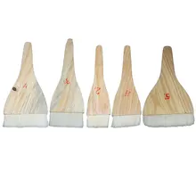 Деревянная масляная кисть для окрашивания, товары для рукоделия, студенческие принадлежности, шесть размеров, козья шерсть, ручки, товары для рукоделия, акварель, акрил