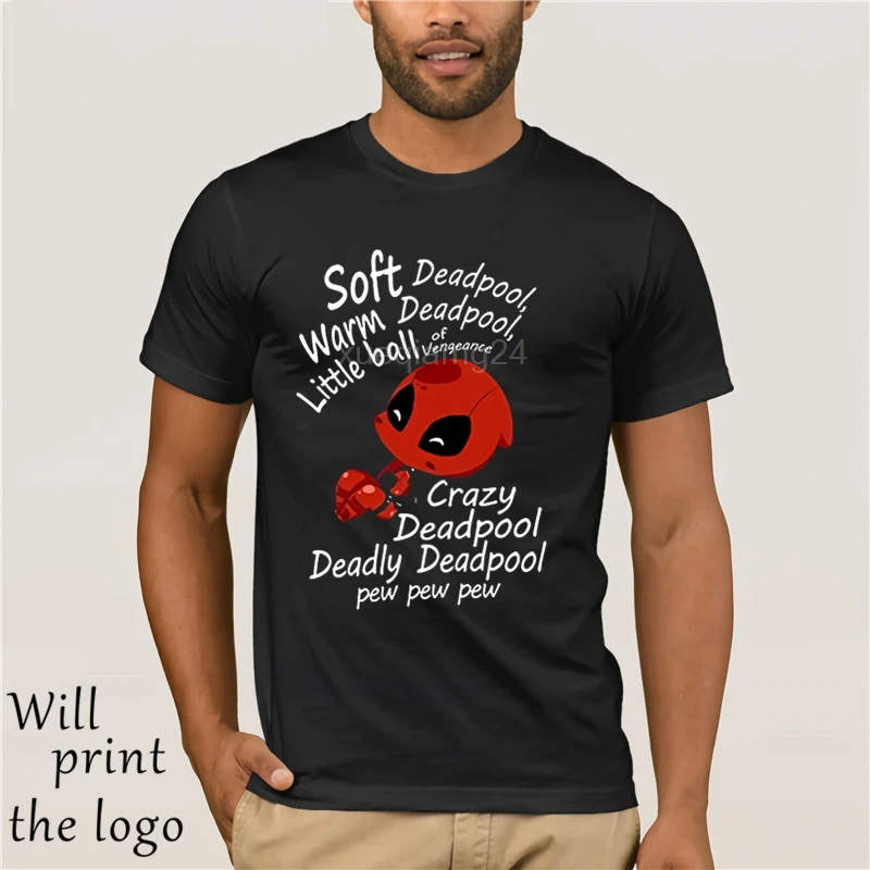 

Soft Deadpool T-shirt - Mens Black Comedy T-Shirt