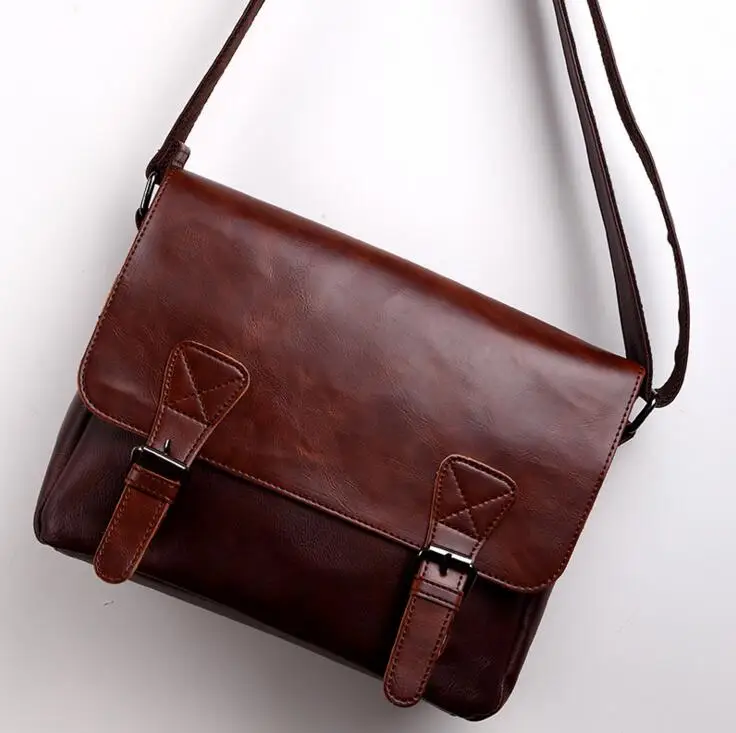 

X-Online 041417 hot sale man Satchels shoulder bag male vintage messenger bag