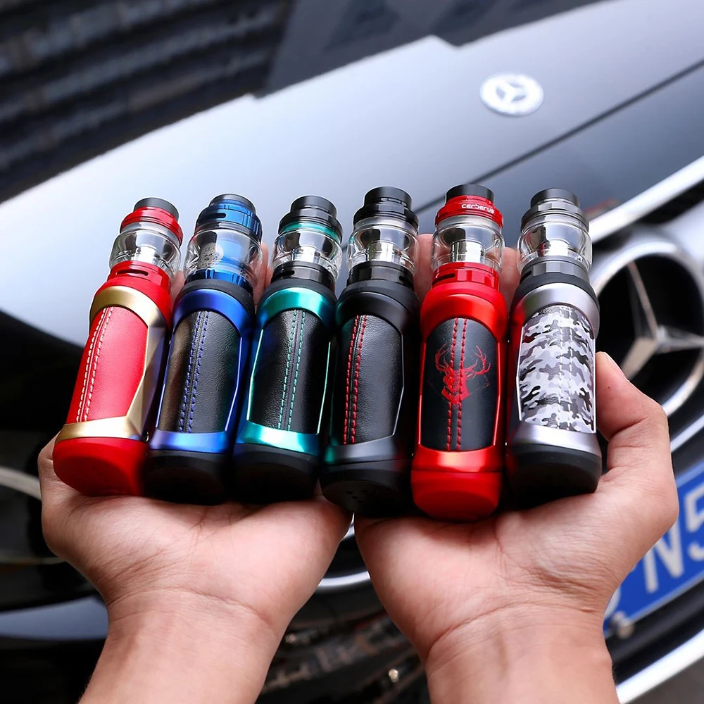 Geekvape Aegis Solo 100 Вт коробка мод комплект 18650 батарея 5 мл Cerberus Танк Супер Сетка X2