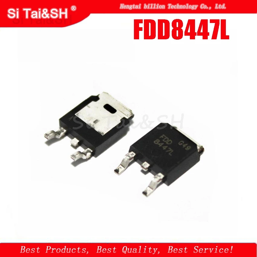 

10PCS FDD8447L FDD8447 TO-252 TO252 8447 SMD MOS FET transistor New original
