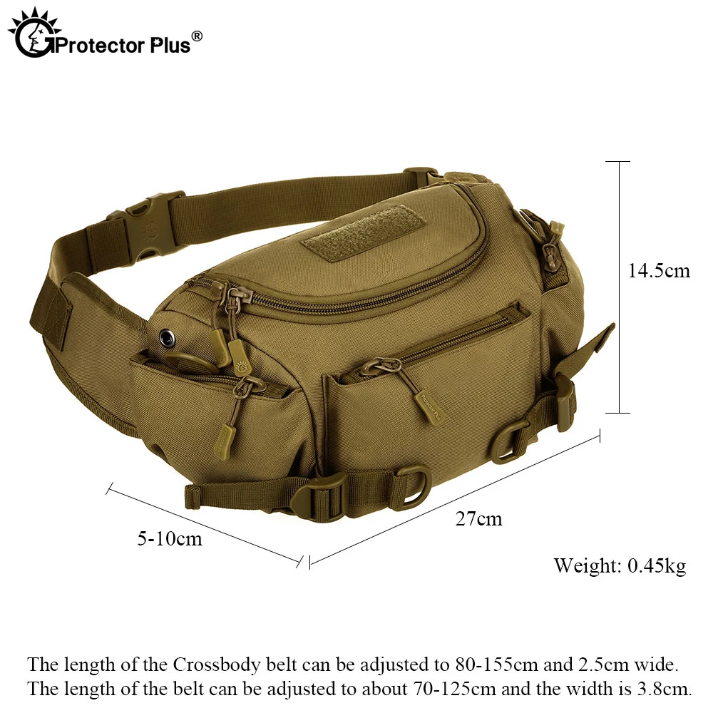 Протектор Плюс многофункциональная тактическая поясная сумка Военная камуфляжная двойная сумка для активного отдыха спортивная альпинистская сумка-мессенджер