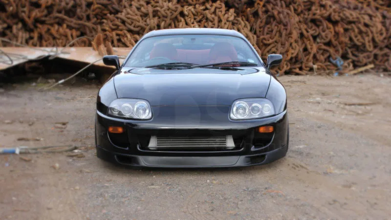 1993-1998 Toyota Supra MK4 Greddy Gracer Style (or RMMMVP Style) Front Lip FRP (10)
