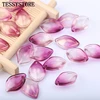 10pcs Petals Shape Lampwork Beads The Three-dimensional Shape Glass Beads For Jewelry Making Hairpin Handmade DIY Accessories ► Photo 2/6