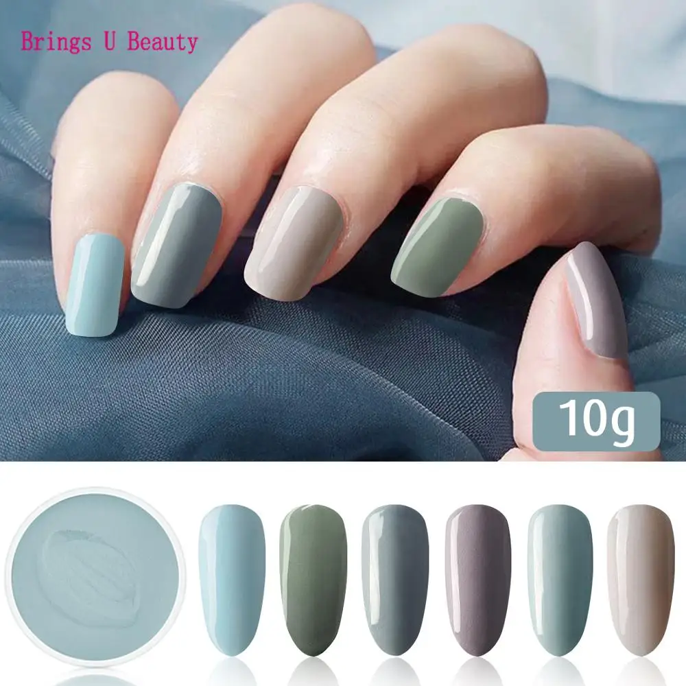 

10g/box Very Fine 6 box Fashion Cold Series Nail Dipping Powder Easy Operate Natural Dry Dip Powder Without Lamp Cure