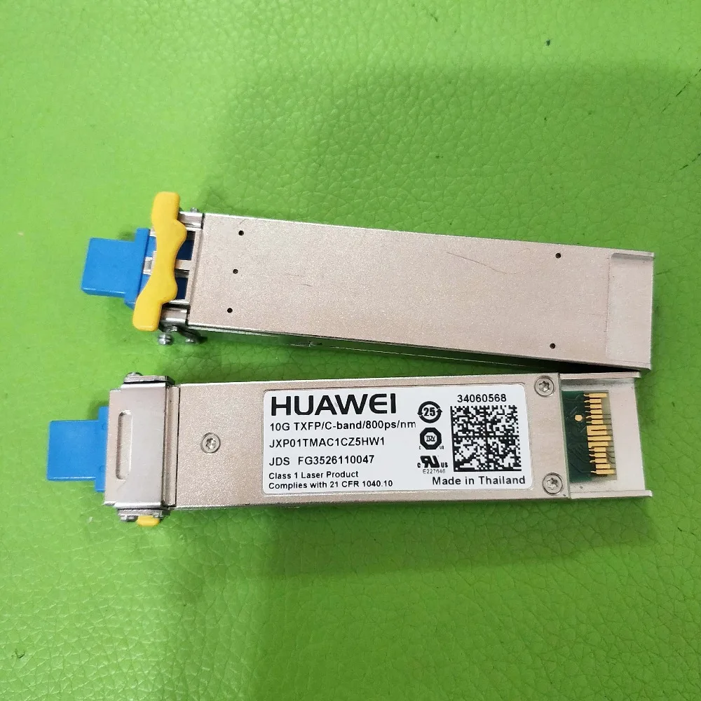 

9.9 Used hua wei a pair of 10G TXFP/C-band/800ps/nm JXP01TMAC1CZ5HW1 ,40KM SFP module,FG3526110047