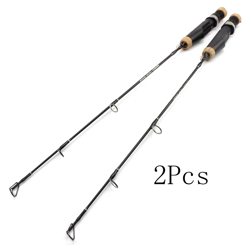 2PCS 50cm Winter fishing rod Ice