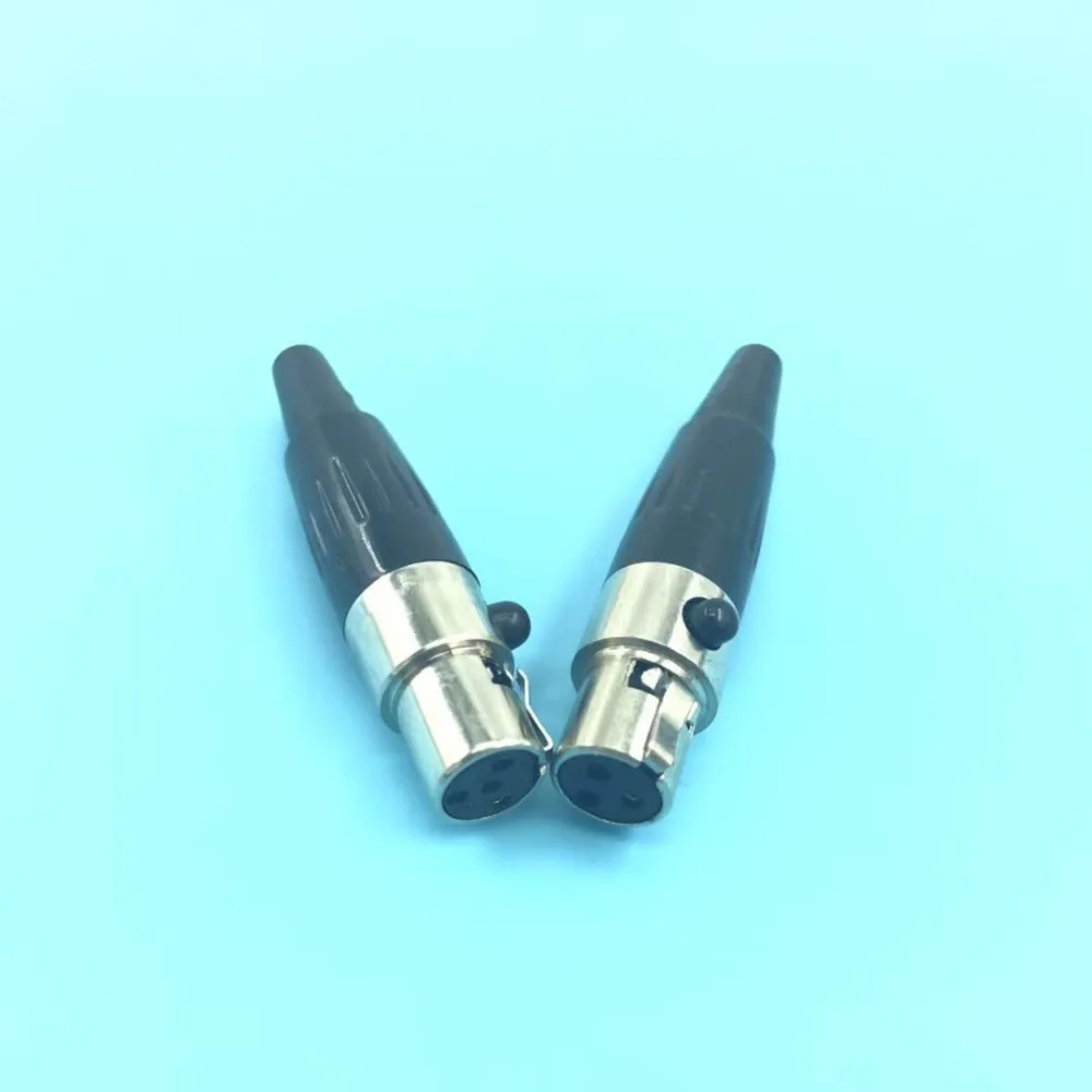 10 шт. 3/4/pin гнездовой разъем Mini XLR микрофонный MIC Аудио адаптер | Электроника