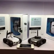 Радиоуправляемый Танк 777-287 4Ch 2,4G с управлением через приложение светодиодный wifi FPV rc i-Spy RC автомобиль с камерой iPhone iPad Пульт дистанционного управления детский подарок