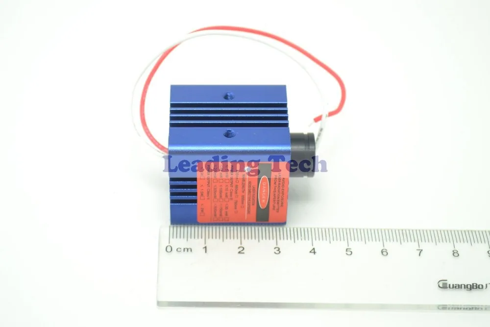 

650nm 660nm 200mw Focusable Adjustable Red Laser Dot Module w/ Heatsink