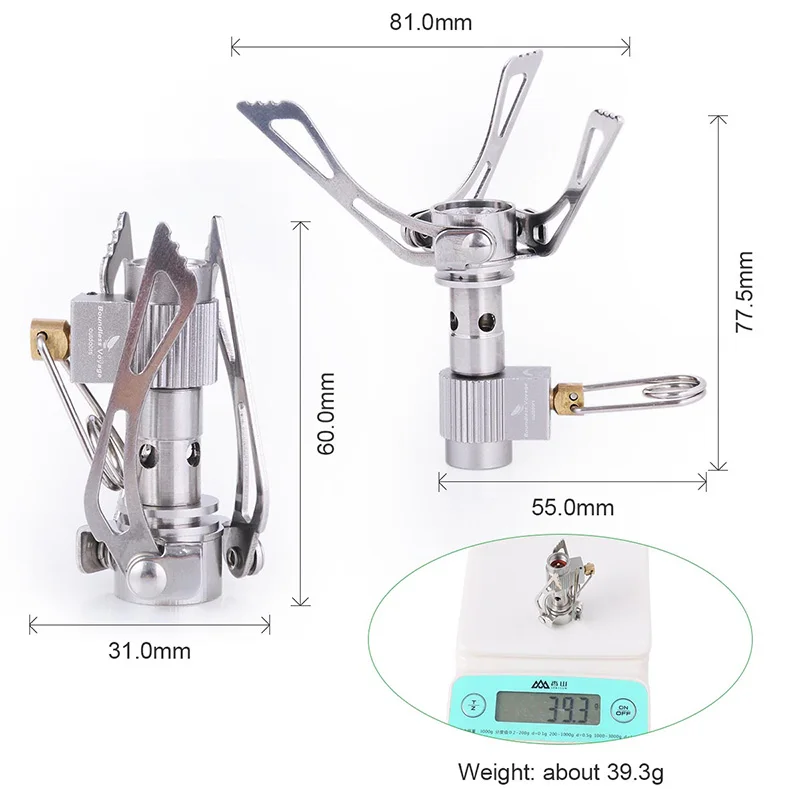 Viagem ao ar Pote de Titânio Utensílios de Mesa Conjunto com Alça Ilimitado Livre Colher Spork Fogão Conjunto Acampamento Caminhadas Dobrável Pan 4 caminhadas utensílios de mesa conjunto com alça dobrável