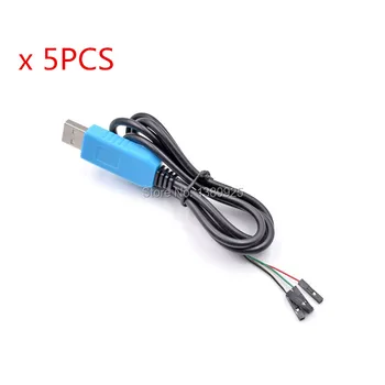 

5pcs/lot PL2303 TA USB TTL RS232 Convert Serial Cable PL2303TA Compatible Win XP/VISTA/7/8/8.1 better than pl2303hx