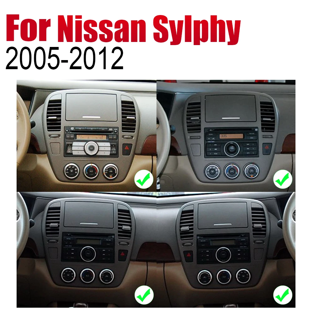 ZaiXi Android автомобильный радиоприемник GPS навигация для Nissan Sylphy 2005 2006 2007 2008 2009 2010 2011