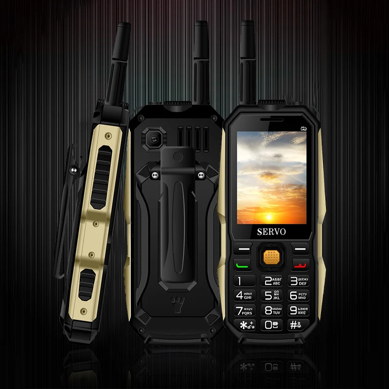 Оригинальный Servo телефон P20 2 4 &quotчетырехдиапазонный 3 sim карты мобильный GPRS ТВ