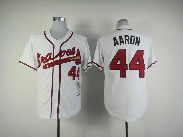 24 deion sanders jersey 29 john smoltz jerseys Andrelton Simmons 44 Hank  Aaron 10 Chipper Jones jersey Atlanta Braves Jerseys - AliExpress