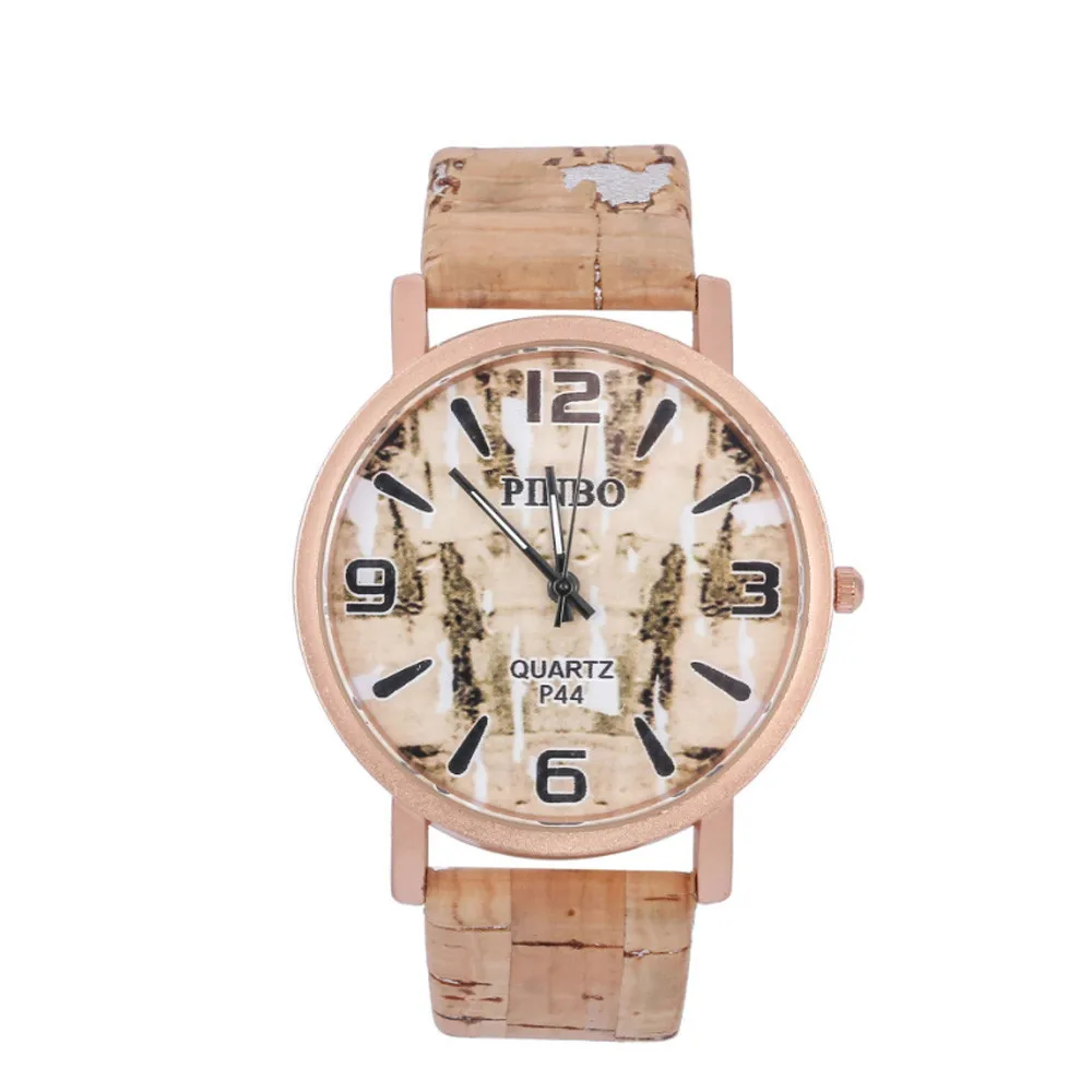 

erkek kol saati watches men Grain Mirror Personality Circular Dial Quartz Fashion Lovers Wooden WristWatch relogio masculino