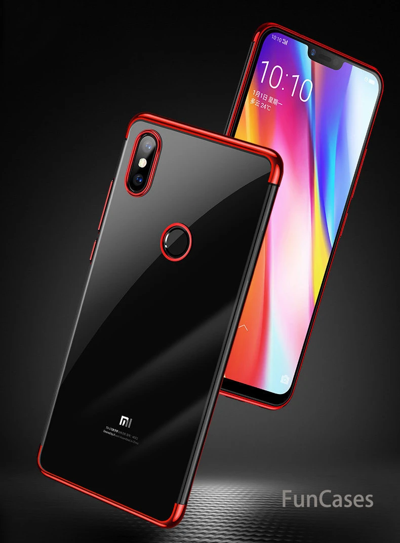Мягкий силиконовый чехол из ТПУ для Xiao mi F1 MAX3 6 8 SE lite A2 A1 x2 прозрачная задняя крышка