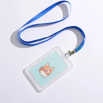 

200pcs Brand New ID Card Holder Catoon Lanyard Name Credit Card Holders Bank Card Neck Strap Card ID Holders
