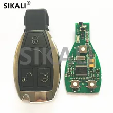 SIKALI умный дистанционный ключ для Mercedes Benz Год 2000+ поддерживает оригинальную NEC и BGA 315 МГц или 433,92 МГц 3 кнопки