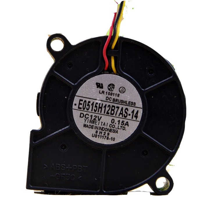 

2 шт. новый вентилятор для E0515H12B7AS E0515H12B7AS-24 5015 12В 0.15A
