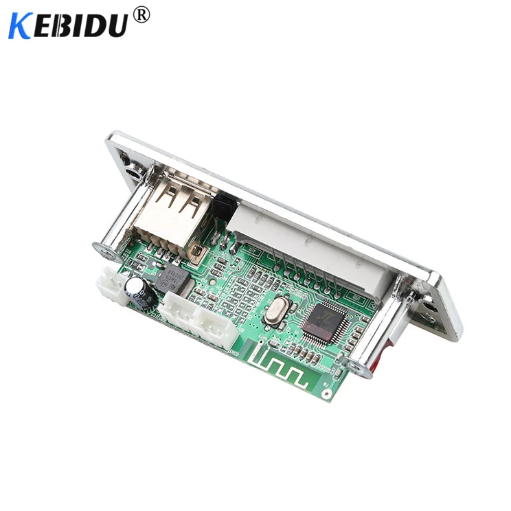 Kebidu автомобильный Bluetooth MP3 декодер плата декодирования плеер модуль Поддержка FM радио USB/SD ЖК-экран пульт дистанционного управления