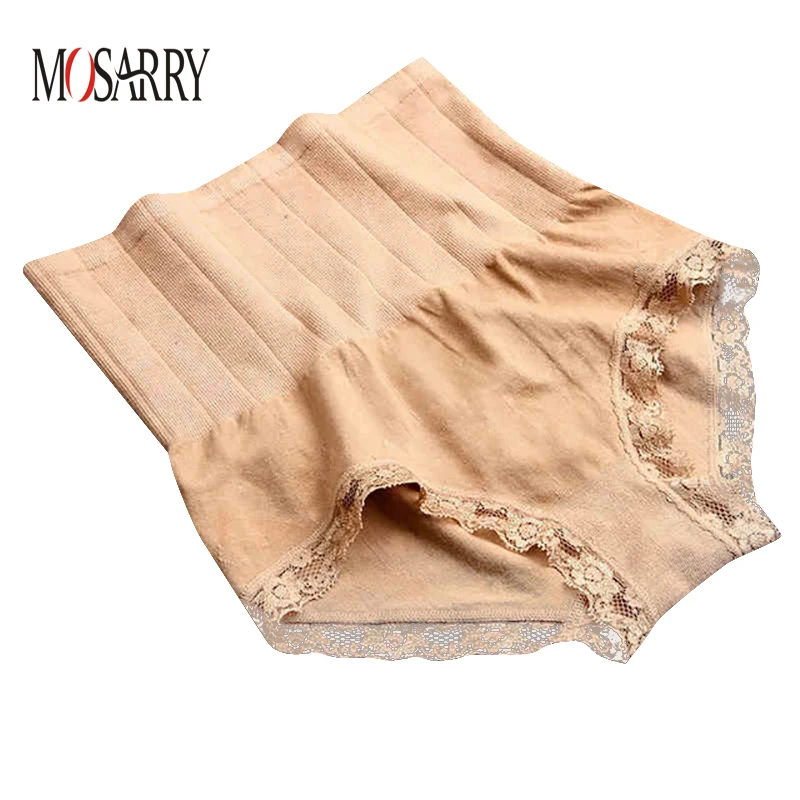 Women High Waist Panties Underwear Lace Abdomen Underwear Solid Breathable High Quality Seamless Briefs Culotte Woman Panties