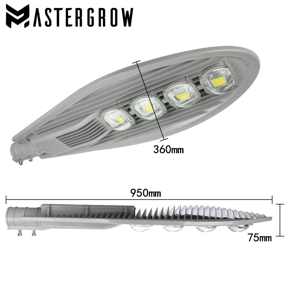 

5PCS MasterGrow LED Street Light 30W 50W 100W 150W 200W IP65 Warm White Garden lights Outdoor Lighting Streetlight waterproof