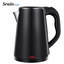 SrainTech 1500 Вт Электрический чайник из нержавеющей стали с красивым дизайном 304 л# кухонные чайники для нагрева воды за 5 минут