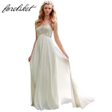 Sexy Chiffon A Line Beach Wedding Dresses Vintage Boho Cheap Bridal Gowns Vestidos De Novia Robe De Mariage Bridal Gown in stock