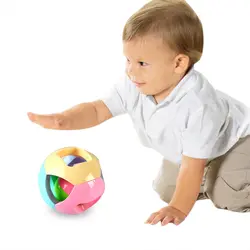 Новые экологические abs красочный пазл колокольчиками детские руки Погремушки Kid Игрушка