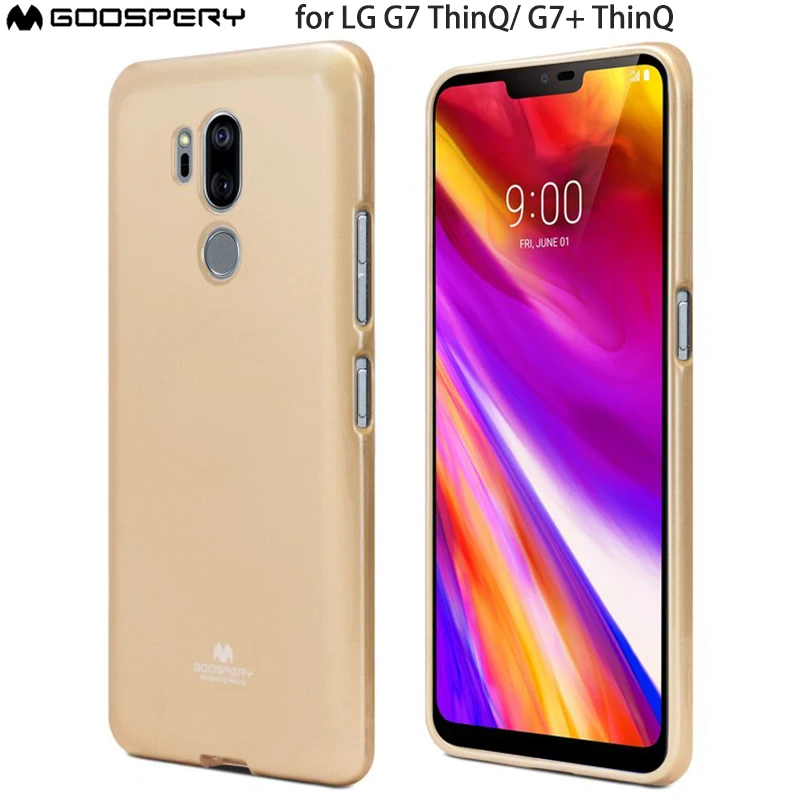 

New Original Mercury GOOSPERY Colorful Pearl Jelly Slim TPU Bumper Soft Phone Case Cover for LG G7 ThinQ G7+ Thinq