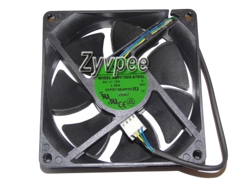 ADDA 9025 AD0912UX-A7BGL 12V 0.5A 4Wire Cooling Fan
