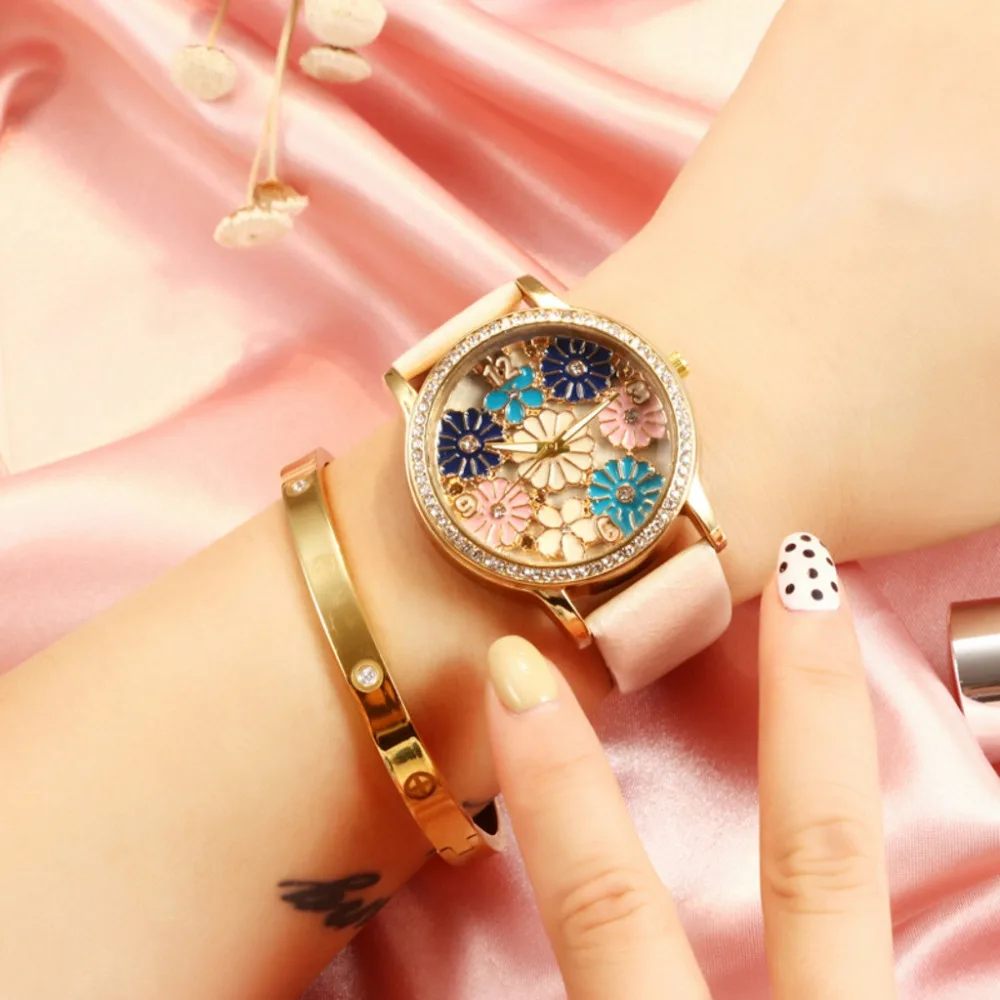 Luxury Fashion Diamond Rhinestone Watch Women Casual Leather Quartz Wristwatch Women's Quartz Wrist Watches New Dropshipping Luxury Fashion Diamond Rhinestone Watch Women Casual Leather Quartz Wristwatch Women's Quartz Wrist Watches New Dropshipping