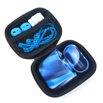 

5 in 1 Silicone Protective Cover Pouch Case& Anti Lost Strap & Ear Cover Hooks for For AirPods Accessories Shock Proof Durable
