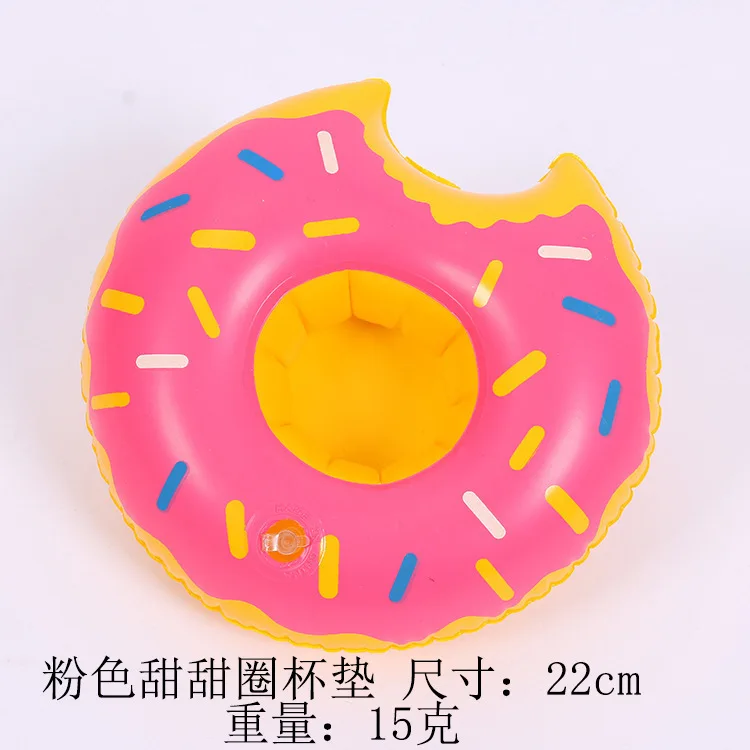 

Inflatable Coaster lemon watermelon pineapple crab love Swimming Pool Float Cup Drink Beer Holder Party Toy Beach Acce