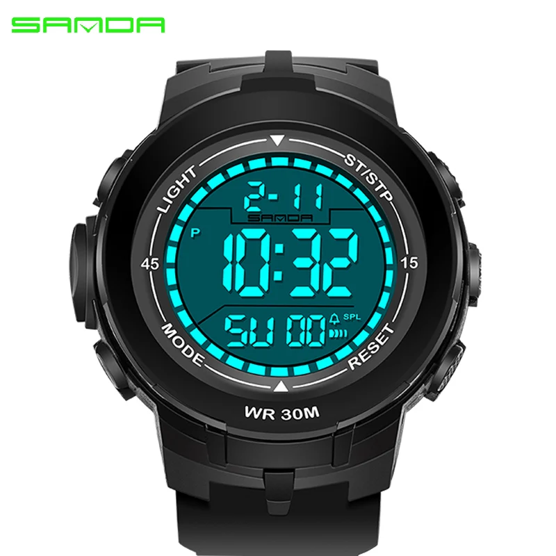 

2019 New SANDA LED Digital Mens Military Watches Men Sports Watch Swim Climbing Fashion Outdoor Casual Men Wrist Watches