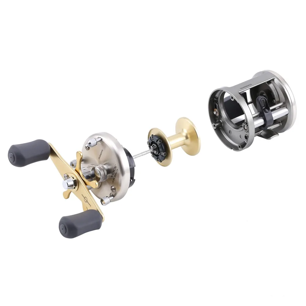 SHIMANO CARDIFF 200A 201A 300A 301A 400A 401A Baitcasting Fishing Reel  4+1BB 5.8:1 Saltwater TROLLING Cast Drum Fishing Tackle