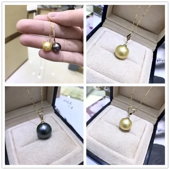 

Free Shipping Solid 18k Yellow Gold Pearl Pendant Connector,Cup And Peg Bead Cap,Dangle Gold Jewelry Making ,No pearl No chain