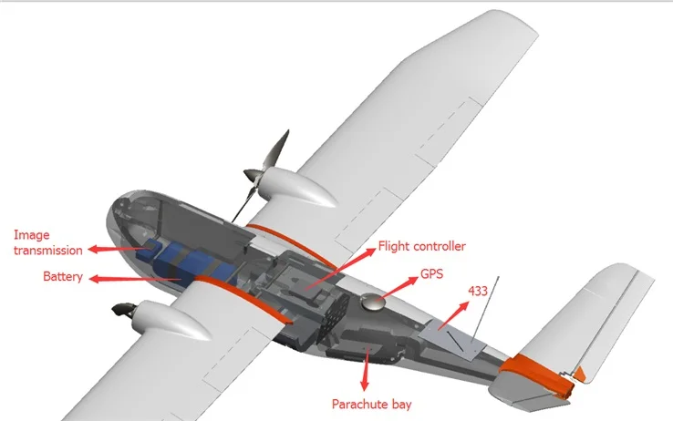 Skywalker TITAN 2160 мм Wingspan EPO Воздушный самолет ручной литой самолет(белая/Черная Акула