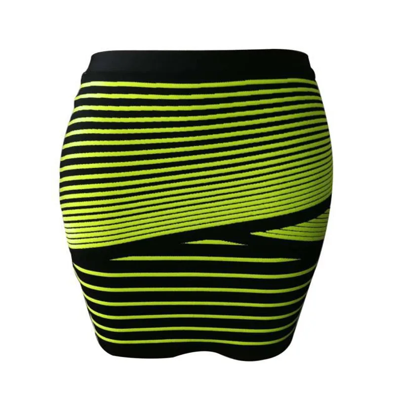 

Linyi Dan 2019 New Multicolor celebrity Sexy Jacquard bandage skirt