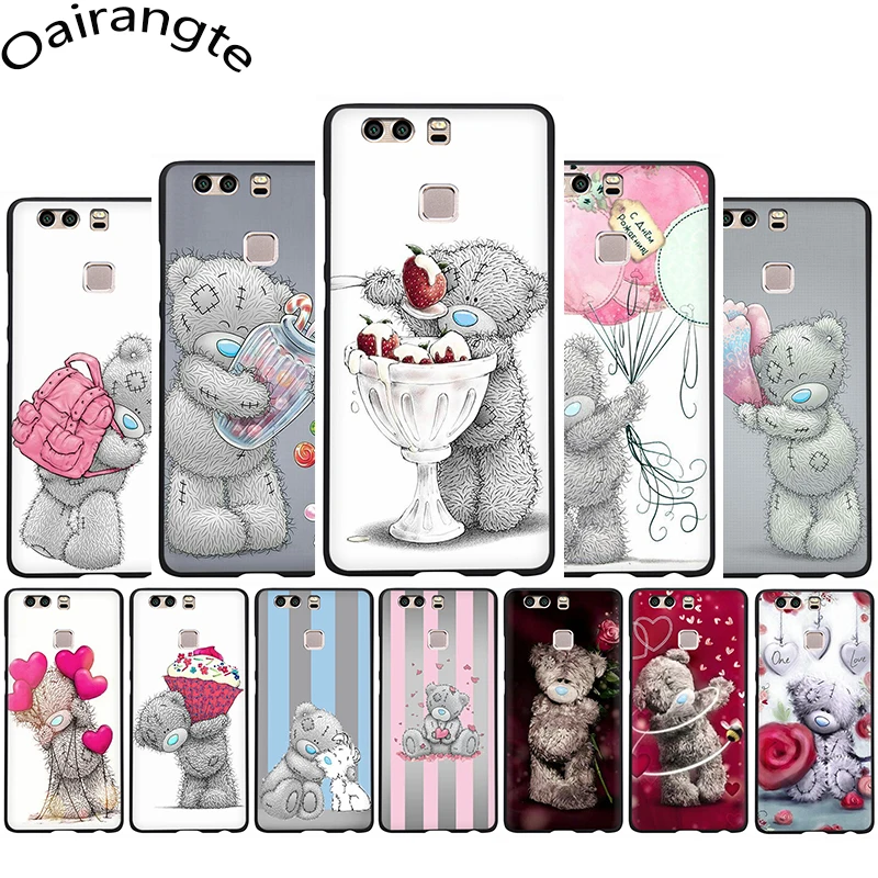 Мягкий силиконовый чехол Teddy Me To You Bear для телефона Huawei P8 P9 P10 P20 P30 Pro Lite Mini P Smart Z Plus |