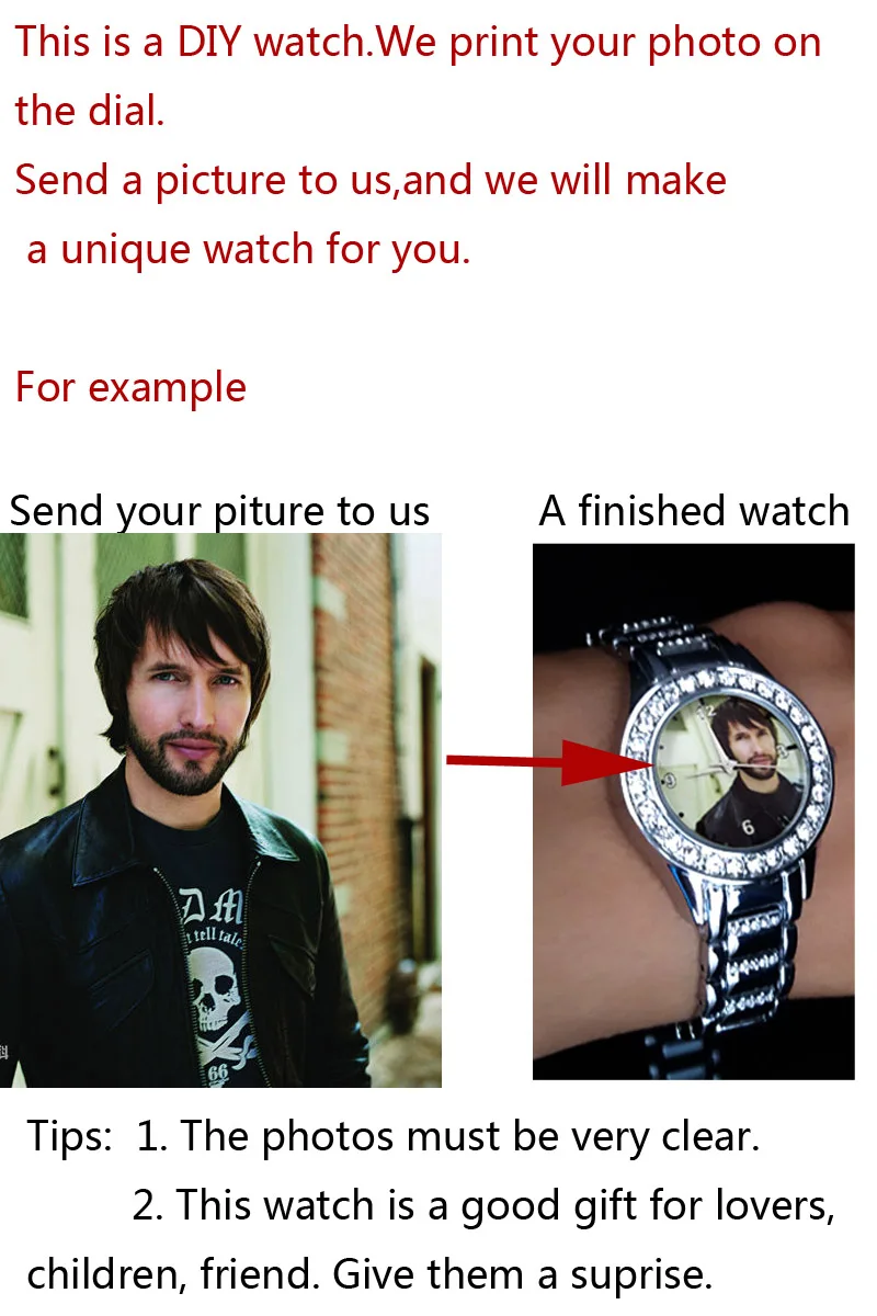 customized quartz watch