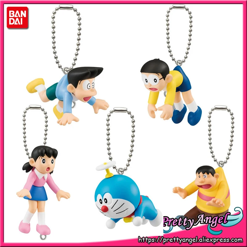 

PrettyAngel - Genuine Bandai Doraemon Linked Mascot Gashapon Keychain PVC Toy Figure